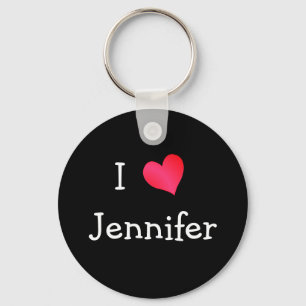 I Liebe Jennifer Schlüsselanhänger