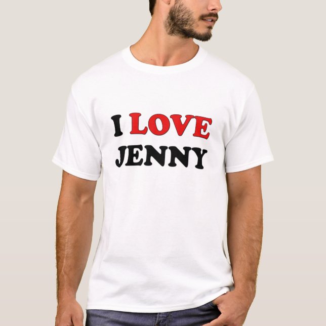 I Liebe Jenny T-Shirt (Vorderseite)