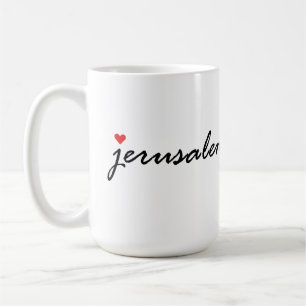 I Liebe Jerusalem Israel Kaffeetasse