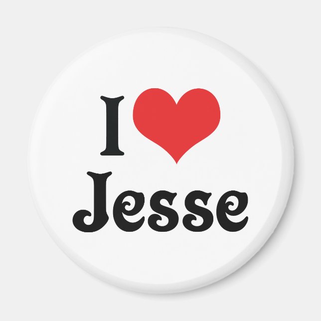 I Liebe Jesse Magnet (Vorne)