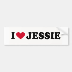 I LIEBE JESSIE AUTOAUFKLEBER