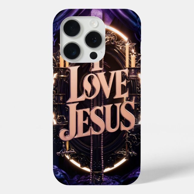 I Liebe Jesus #8 Case-Mate iPhone Hülle (Rückseite)