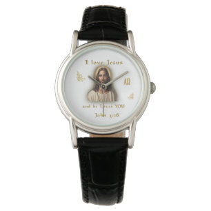 I Liebe Jesus Armbanduhr
