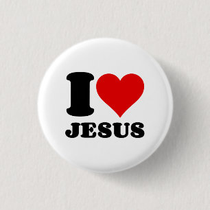 i Liebe jesus Button