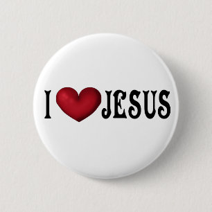 I Liebe Jesus Button