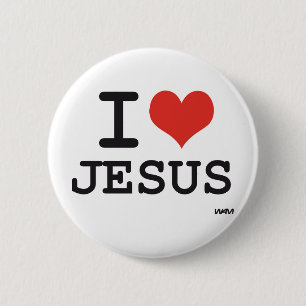 I Liebe Jesus Button