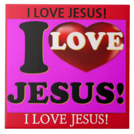 I Liebe Jesus! Fliese