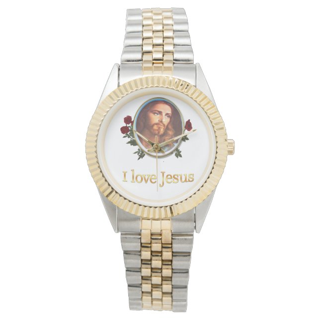 I Liebe Jesus Gaben Armbanduhr (Vorderseite)