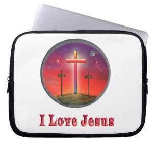 I Liebe Jesus Gaben Laptopschutzhülle