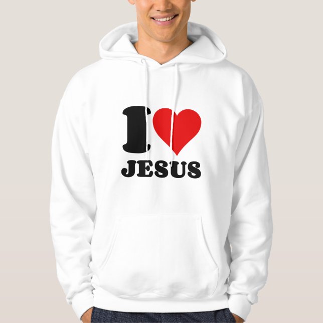 i Liebe jesus Hoodie (Vorderseite)