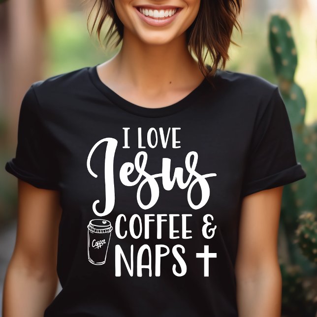 I Liebe Jesus Kaffee und Nickerchen Tri-Blend Shirt (Von Creator hochgeladen)