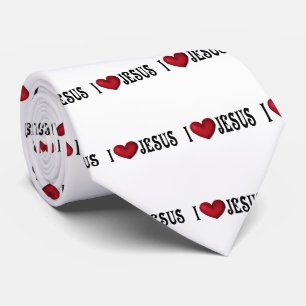 I Liebe Jesus Krawatte