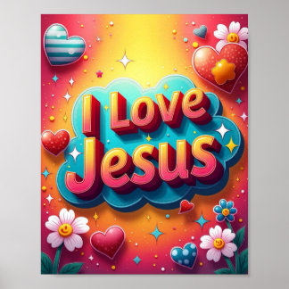 I Liebe Jesus Poster