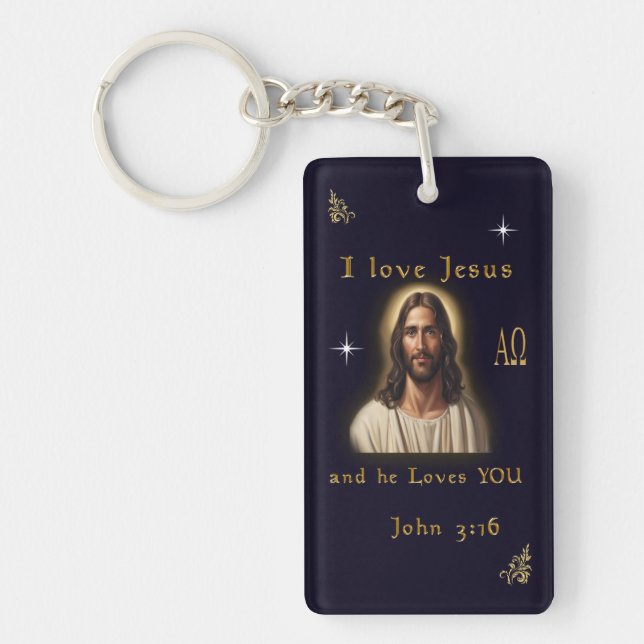 I Liebe Jesus Schlüsselanhänger (Vorderseite)