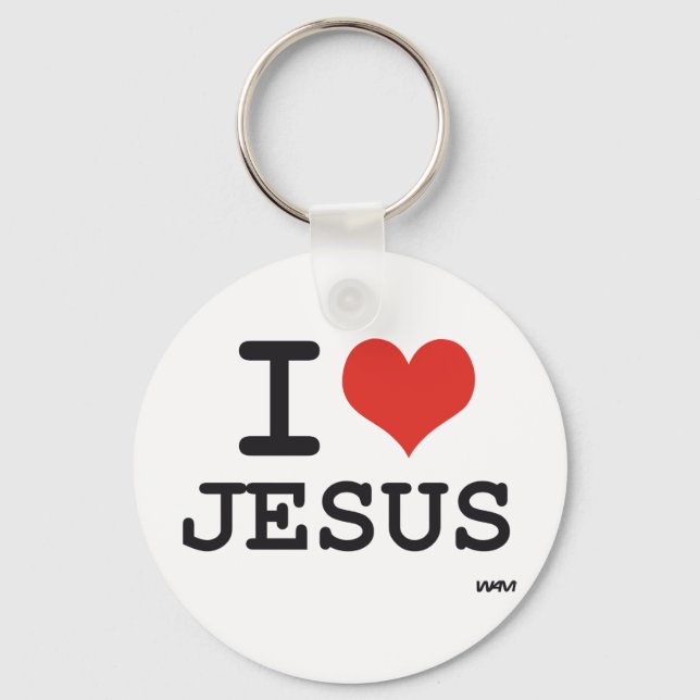 I Liebe Jesus Schlüsselanhänger (Vorderseite)