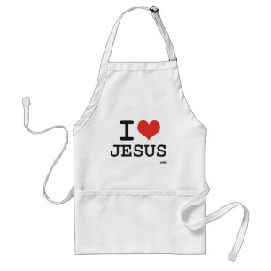 I Liebe Jesus Schürze