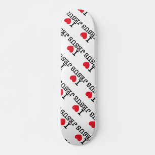 I Liebe Jesus Skateboard