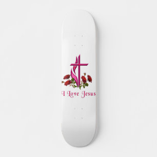 I Liebe Jesus Skateboard