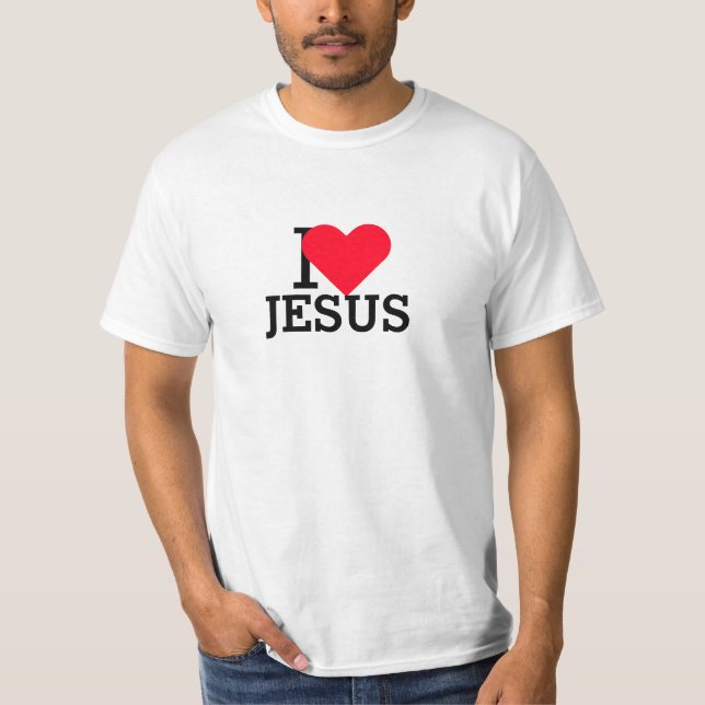 I Liebe Jesus T-Shirt (Vorderseite)