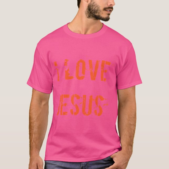 I Liebe Jesus T-Shirt (Vorderseite)