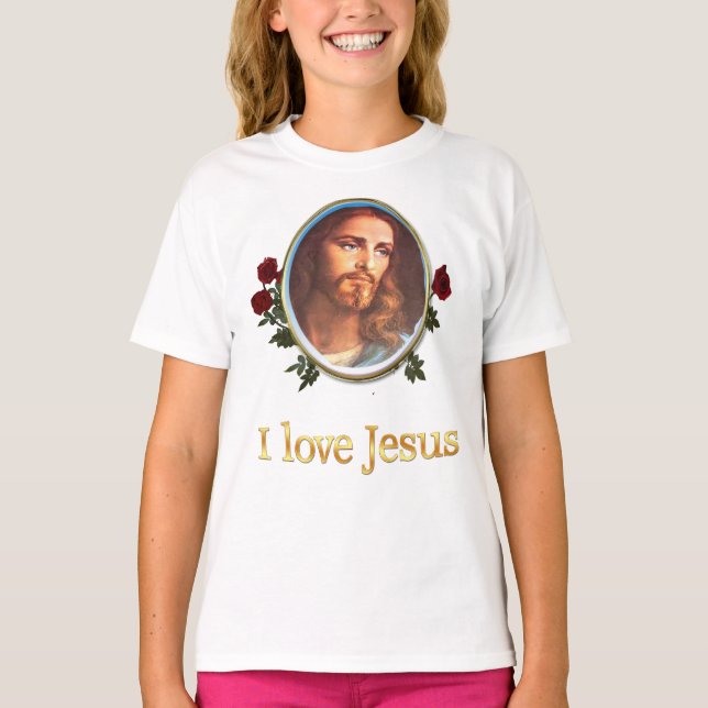 I Liebe Jesus T-Shirt (Vorderseite)