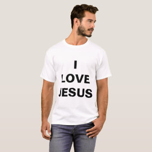 "I Liebe Jesus" T - Shirt der Männer