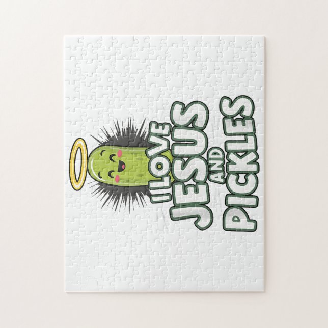 I Liebe Jesus und Pickles (Vertikal)