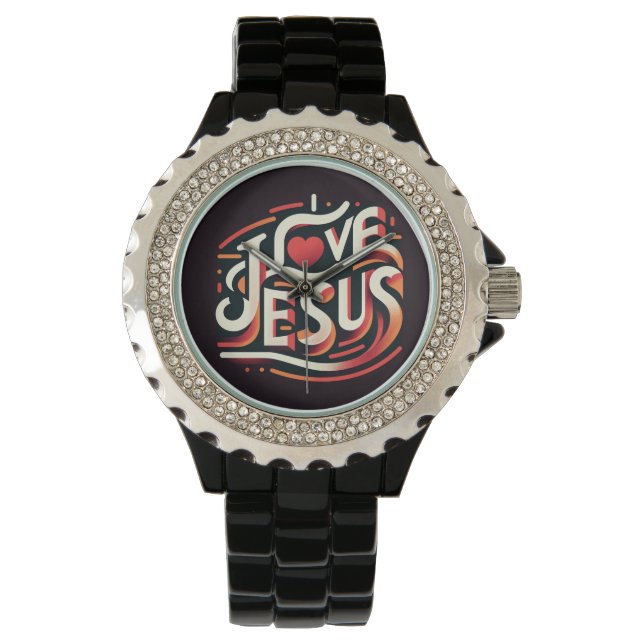 I Liebe Jesus Watch Armbanduhr (Vorderseite)
