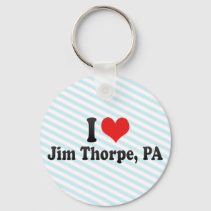 I Liebe Jim Thorpe, PA Schlüsselanhänger