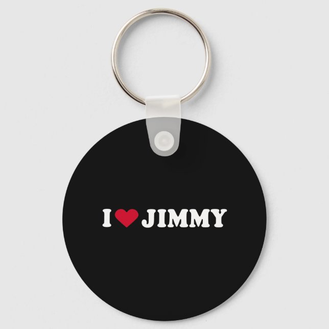 I LIEBE JIMMY SCHLÜSSELANHÄNGER (Vorderseite)