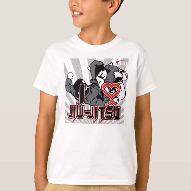 I Liebe Jiu-Jitsu T-Shirt (Vorderseite)
