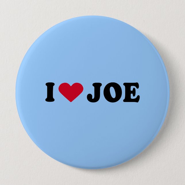 I LIEBE JOE BUTTON (Vorderseite)