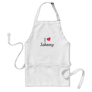 I Liebe Johnny Schürze