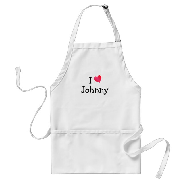 I Liebe Johnny Schürze (Vorne)