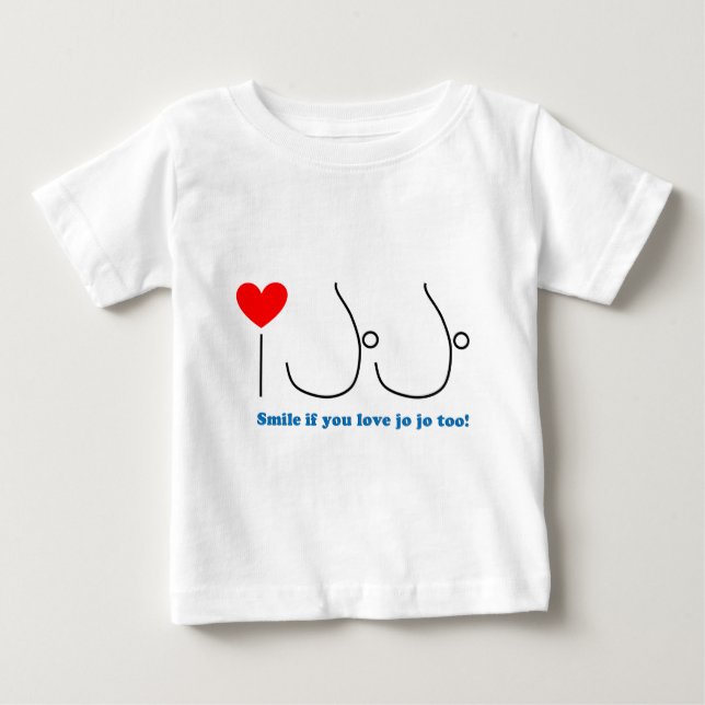 I Liebe JoJo Baby T-shirt (Vorderseite)