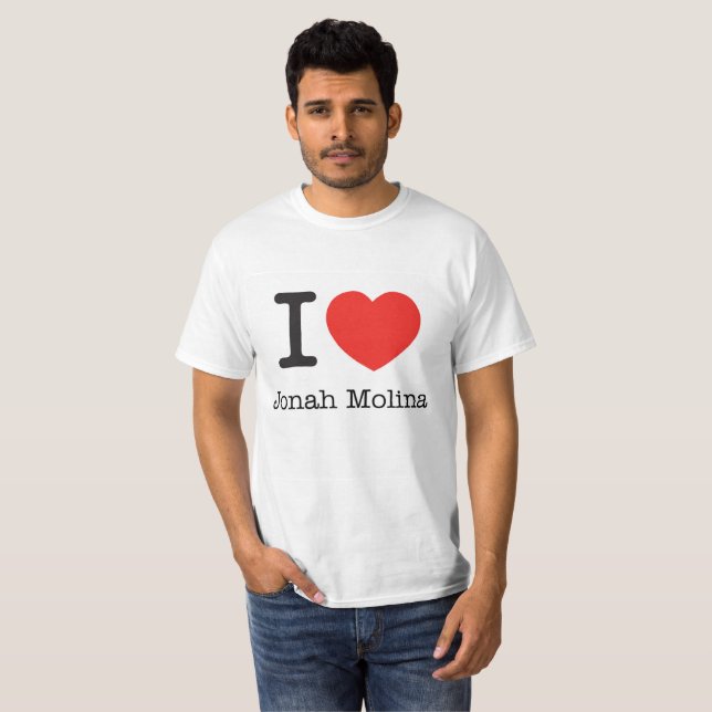 I LIEBE JONAH MOLINA T-Shirt (Vorne ganz)