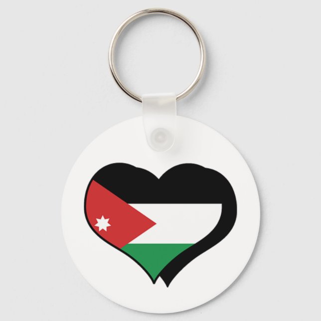 I Liebe Jordan Schlüsselanhänger (Vorderseite)