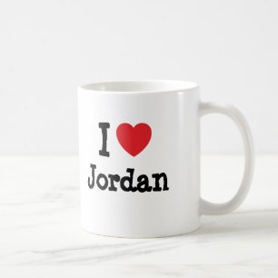 I Liebe Jordantherzbrauch personalisiert Kaffeetasse