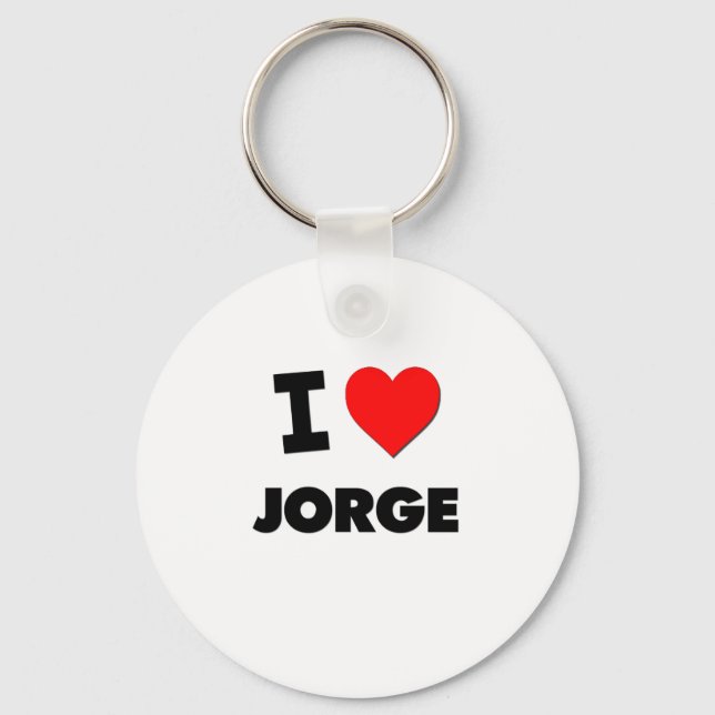 I Liebe Jorge Schlüsselanhänger (Vorderseite)