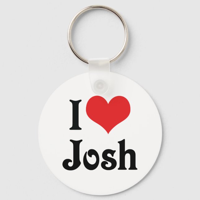 I Liebe Josh Schlüsselanhänger (Vorderseite)