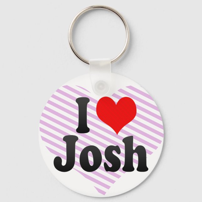 I Liebe Josh Schlüsselanhänger (Vorderseite)