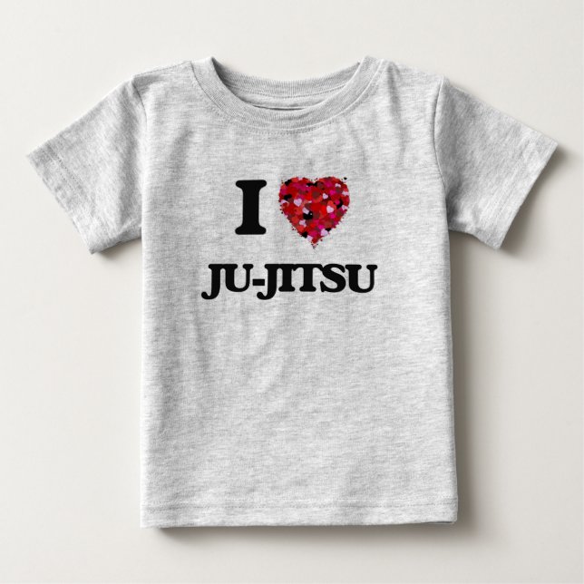 I Liebe Ju-Jitsu Baby T-shirt (Vorderseite)