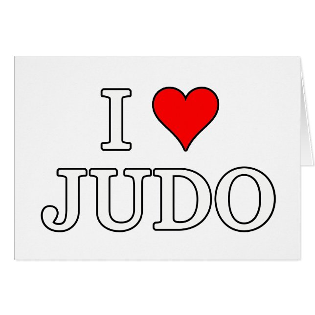 I Liebe Judo (Vorderseite (Horizontal))
