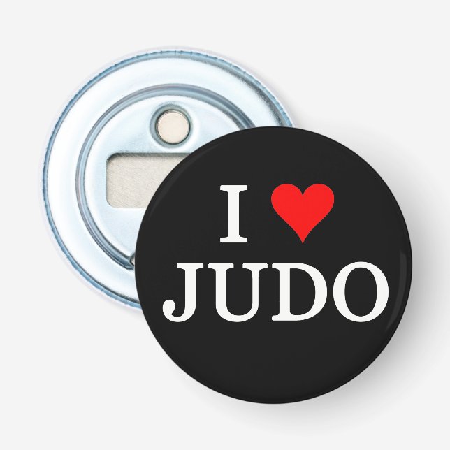 I Liebe Judo Flaschenöffner (Vorderseite)