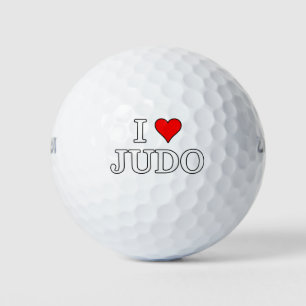 I Liebe Judo Golfball