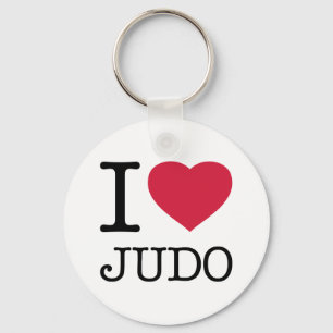 I LIEBE JUDO SCHLÜSSELANHÄNGER
