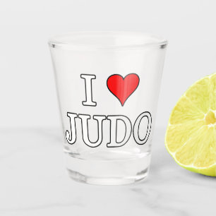 I Liebe Judo Schnapsglas