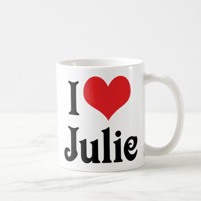 I Liebe Julie Kaffeetasse (Rechts)