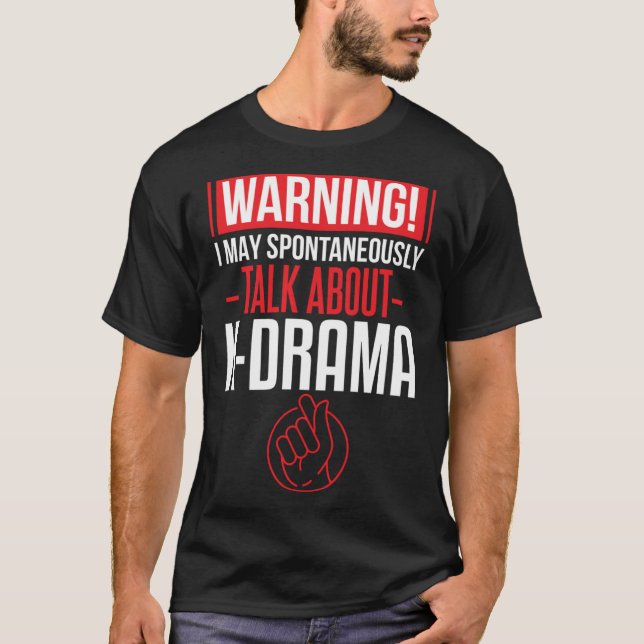 I Liebe K Drama spricht über das koreanische Drama T-Shirt (Vorderseite)
