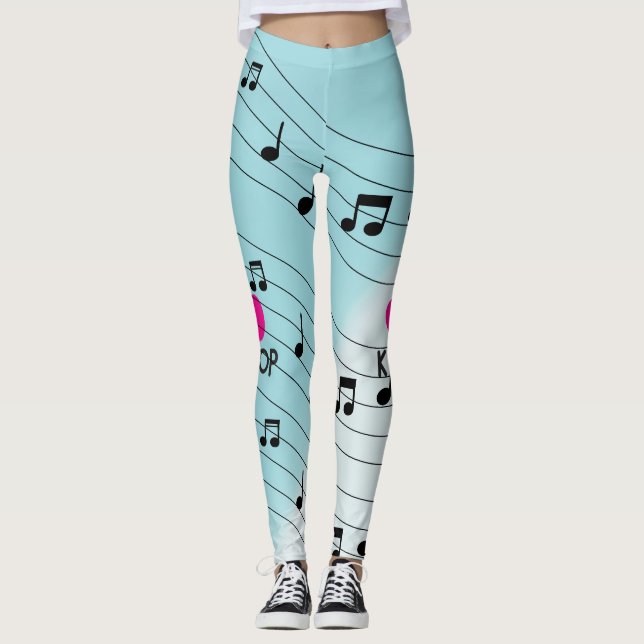 I LIEBE K POP LEGGINGS (Vorderseite)